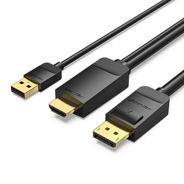 Vention HDMI to Display Port 4K 60Hz HDMI to DP Cable for PC Laptop HDTV Monitor Projector Video Audio Cable HDMI to DisplayPort