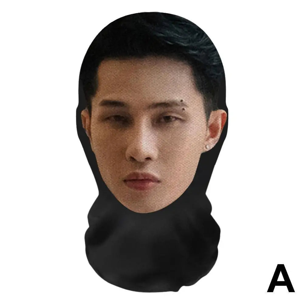 Interesting 3D Printed Seamless Full Face Mask Hat Cosplay Facial Mask Party Cosplay Props Halloween Mask