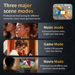 New Full Touch Screen Headphones ANC Bluetooth 5.4 Noise Cancelling Earphones HiFi Stereo Wireless In-Ear ENC Earbuds With Mic