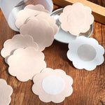 2/100pcs Women's Invisible Nipple Pasties Breast Lift Tape Overlays on Bra Stickers Chest One-off Nipple Covers Pads Accessories