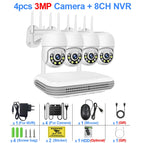 8CH NVR X 4 cam 3mp / CHINA / None