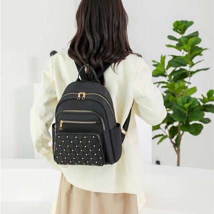 Fashion Bagpack Women High Quality Nylon Backpacks Female Big Travel Back Pack Large School Bags for Teenage Girls Shoulder Bag