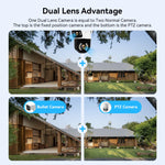 8MP PTZ WIFI Camera Kit Dual Lens PTZ IP Camera Smart Home Night Vision ICSEE APP NVR Outdoor 8CH Wireless CCTV Camera System