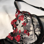 New Hot Erotic Lingerie Women Embroidery Bra Thongs Sets Women's Underwear Sex Sleepwear Pornographic Exotic Set Sexy Costumes