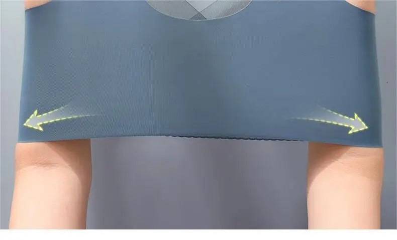 Sexy Lace Bras for Women Perspective Full Cup Solid Color Brassiere V-Neck Seamless Crop Top Female Push Up Breathable Lingerie