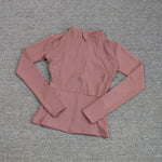 Sports Coat Women's Shirt Yoga Slim Long Sleeve Fast Running Thin Pilates Fitness Suit Top Clothing