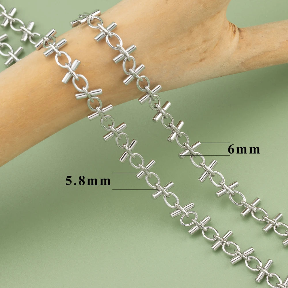 YEGUI C77,diy chain,18k gold rhodium plated,copper,pass REACH,nickel free,jewelry making,charms,diy bracelet necklace,1m/lot