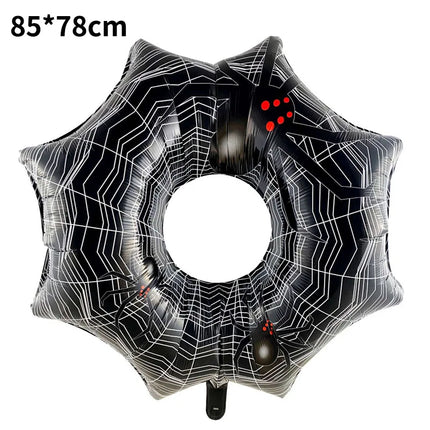 Halloween Ghost Party Decoration Disposable Tableware Balloon Banner Ceiling Door Hanging for Happy Hunting Halloween Supplies