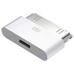 Lighting To 30Pin Adapter 8Pin Male To 30 Pin Female Charging Sync Converter for IPhone 4 4S IPad 2 3 IPod Touch Charger Cable