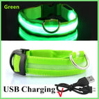 Green USB Chargin / XXL Neck43-62CM