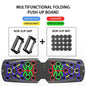 Portable Multifunctional Push-up Board Set With Handles Foldable Fitness Equipment For Chest Abdomen Arms And Back Training