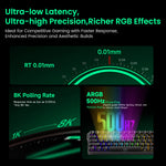 Mechanical Keyboard Magnetic Switch 60% Gaming Keyboards Rapid Trigger 0.01mm 8K ARGB HE/TMR Custom Keyboard