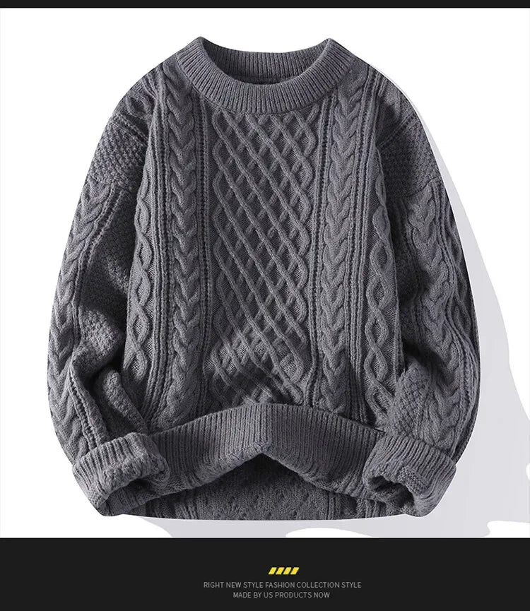 Brand Christmas Sweaters Men Crewneck Sweater Men Pullover Jumpers Fashion Clothing Autumn Winter Tops Male Knitted Sweatshirts