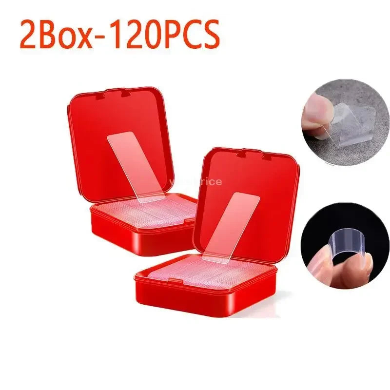 300Pcs Double Sided Adhesive Tape Nano Reusable Super Strong Transparent Wall Stickers WaterProof Widely Used Wall Mount Sticker