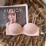 Seamless Bras For Women Soft Underwear Push Up Bra 1/2 Cup Bralette Comfort Invisible Brassiere Nonwire Simple Sexy Lingerie