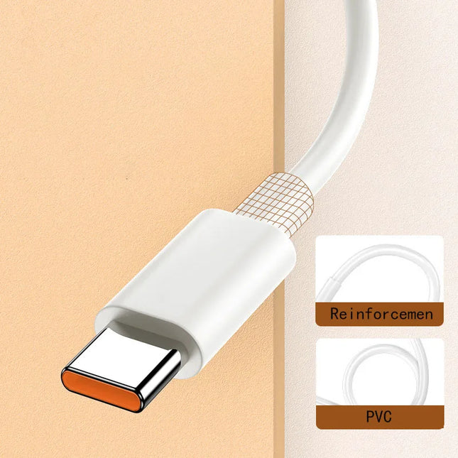 1M 1.5M 2M Super Flash Charging Typec Data Cable Suitable For Xiaomi 14 k50 pro 67W 120w Fast Charging Mobile Phone Charging Ca
