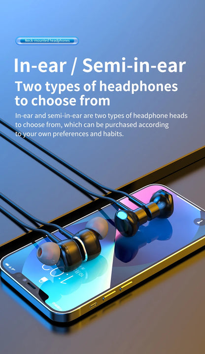 10000mAh 10000Hours Playback Wireless Bluetooth Earphones Magnetic Sports Running Headset Neckband Sport Earbuds Noise Reduction
