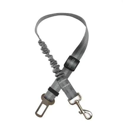 Dog Car Safety Belt Dog Safety Belt with Damping Belt and Reflective Line Adjustable Length Suitable Any Dog