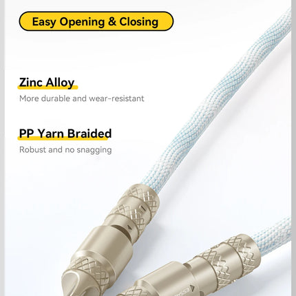 Essager 60W Type C To Type C Fast Charging Cable  For iPhone 16 Xiaomi Huawei  Lanyard  Halter Neck Wrist Multifunctional Cable