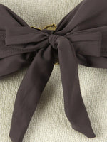 "2025 Sexy Bandeau Push-Up Bikini Set - Brazilian Thong Swimwear for Women"