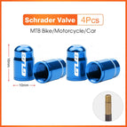 4pcs Blue-Schrader