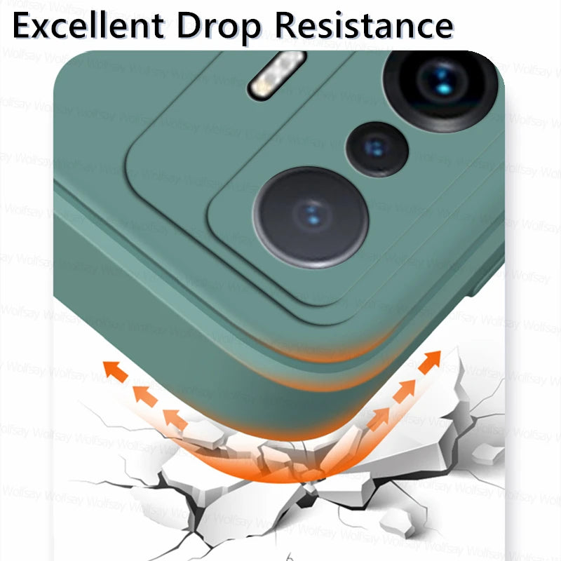 For Xiaomi 11T Pro Case Xiaomi 11T 12T 13T Pro 5G Cover Shockproof Luxury Liquid Silicone TPU Phone Back Cover Xiaomi 11T Pro