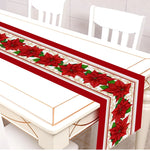 2024 Christmas Table Runners Merry Christmas Decoration for Home Tablecloth Table Cover Xmas Gifts Navidad Noel New Year 2025