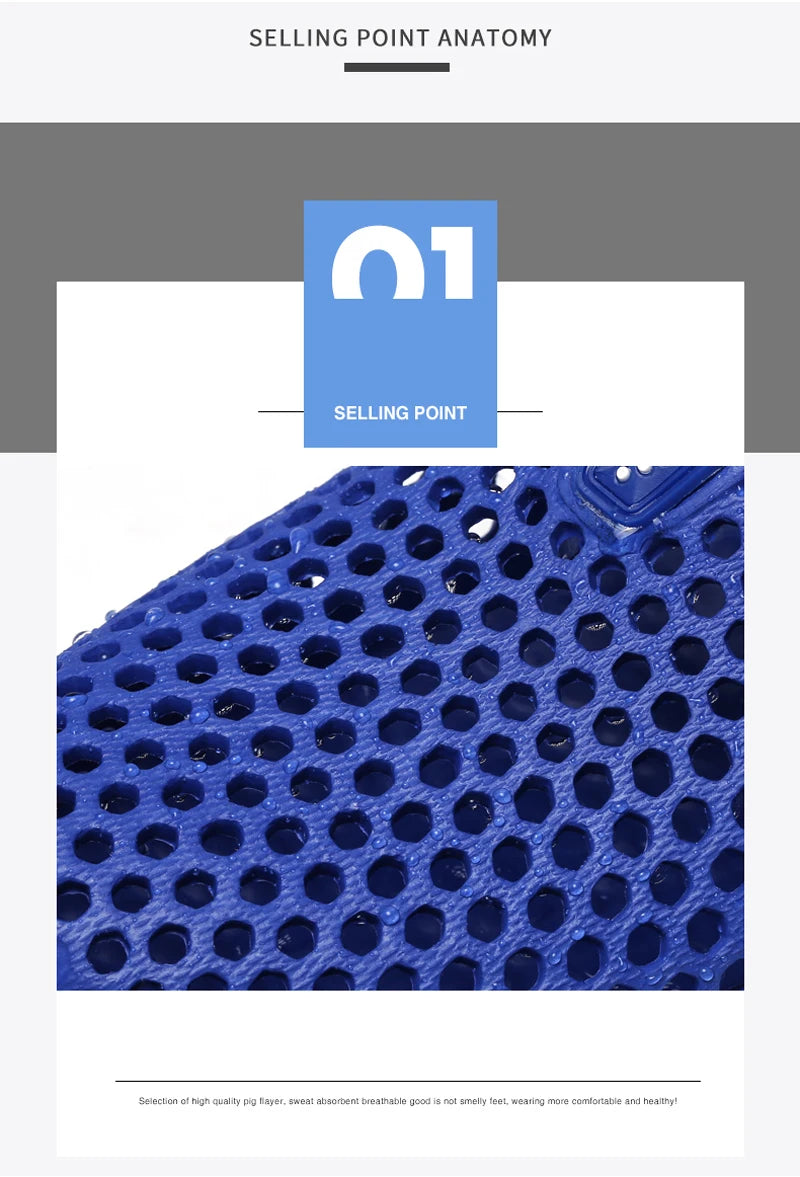 YRZL Men Summer Shoes Sandals Men's Holes Sandals Hollow Breathable Flip Flops Clogs Shoes Fashion Beach Slippers Big Size 45