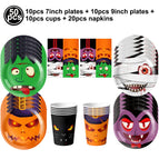 50pcs tableware