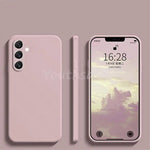 For Samsung Galaxy S24 FE Case Silicone Plain Protect Cover Samsung S25 FE S24 FE S23 S21 S22 Plus Ultra Cover Rubber Case