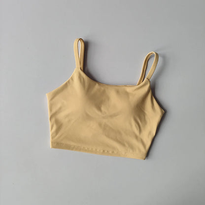Women Breathable Sports Bra Fitness Top Push Up Sport Bra Fixed With Pad Yoga Bra Underwear Sport Tops For Running Vest Gym Wear