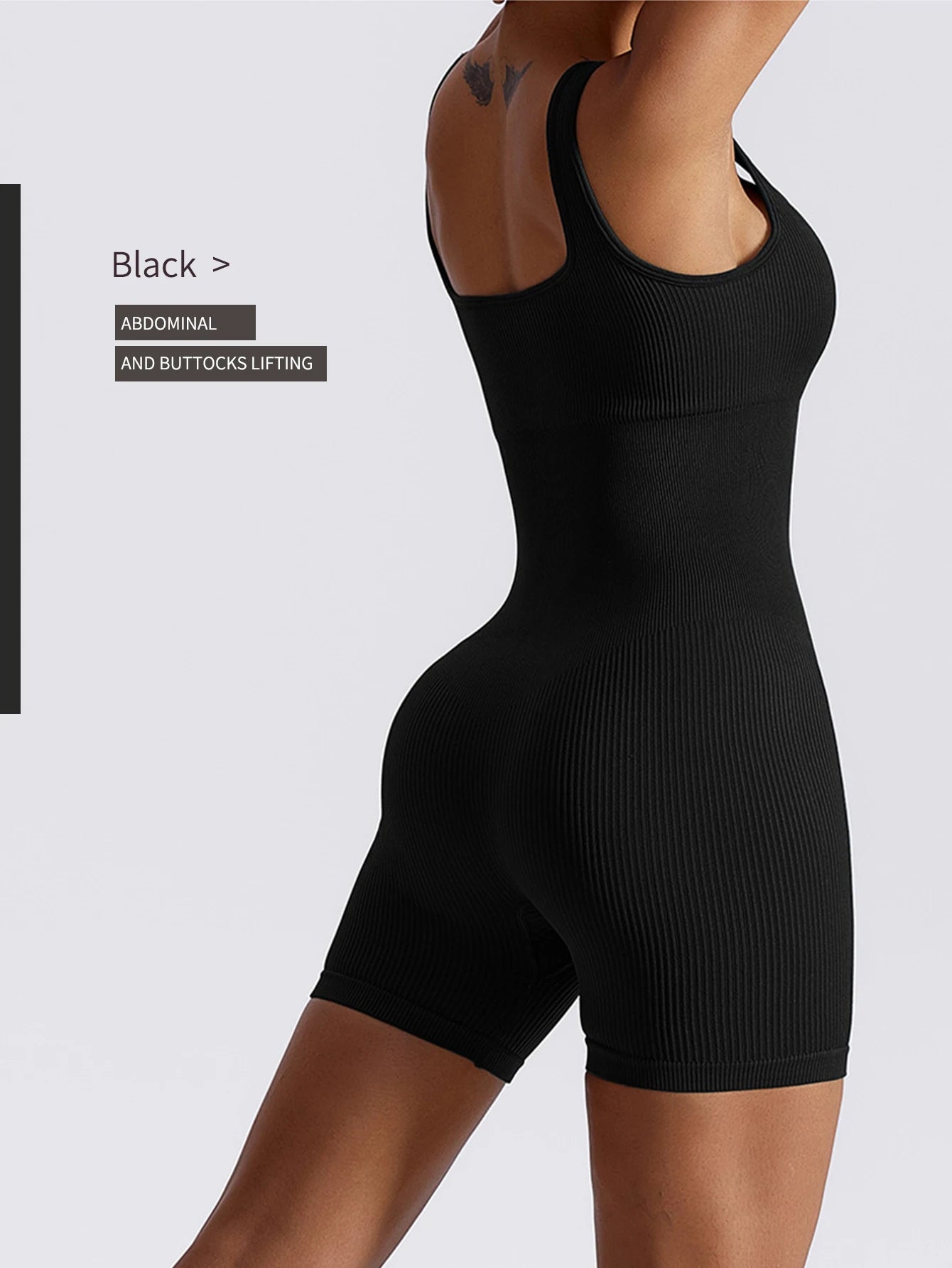 High Elastic Integrated Tight Fitting Jumpsuit Aerial Beauty Back Yoga Suit Seamless Jumpsuit for Women