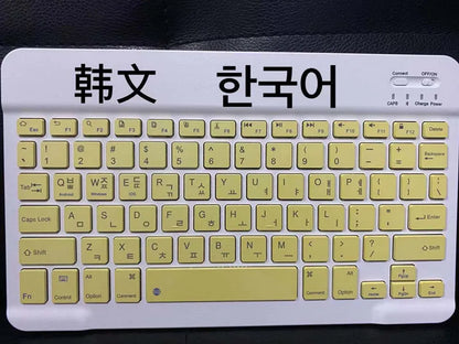 10 Inch Bluetooth Keyboard French Spanish Russian Arabic AZERTY Thai Keyboard Wireless Universal For IPad Tablet Pro 9.7 Android