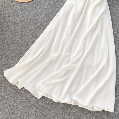 Women Sexy Beach Long Dress Summer V-neck Elegant White Evening Party Dressesladies Backless Bandage Satin Dress Vestidos