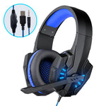 Bass Gaming Headset with Mic Over-Ear Headphones Stereo Sound Gamer Video Game Noise Cancelling for PC Gaming Headset Esports