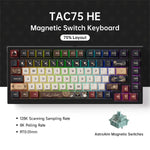 AKKO TAC75 HE Magnetic Switch Keyboard 75% Gaming Keyboards Rapid Trigger 0.005mm 8K RGB Wired Esports Custom Keyboard for Gamer