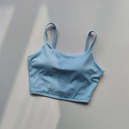 Women Breathable Sports Bra Fitness Top Push Up Sport Bra Fixed With Pad Yoga Bra Underwear Sport Tops For Running Vest Gym Wear