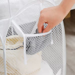 1/3Pcs Dirty Clothes Basket Skeleton Ventilated Foldable Easy Storage Portable Large Capacity Clothes Basket