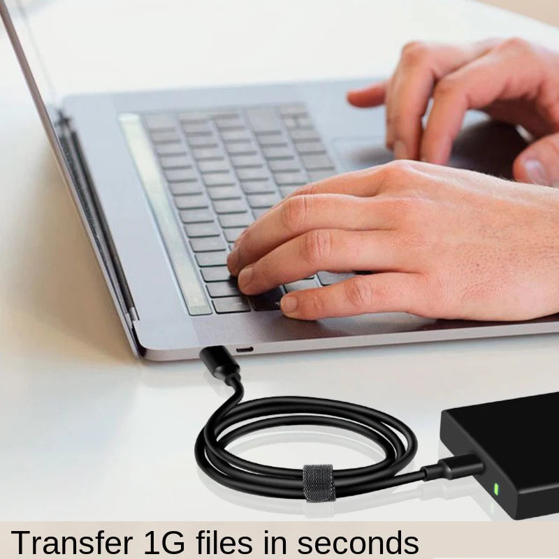 USB3.2 10Gbps Type C Cable USB A to Type-C 3.2 Data Transfer USB C SSD Hard Disk Cable PD 60W 3A Quick Charge 3.0 Charge Cable