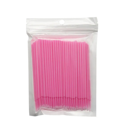 100PCS Disposable MicroBrush Eyelashes Extension Individual Lash Removing Swab Micro Brush For Eyelash Extension Tools