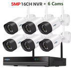16CH NVR 6 Cameras / UK Plug / None