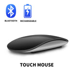 Bluetooth Wireless Mouse Rechargeable Silent Multi Arc Touch Mice Ultra-thin Magic Mouse For Laptop Ipad Mac PC Macbook
