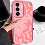 Striped Pattern Phone Case For Samsung Galaxy A17 A56 A16 A36 A55 A54 A15 A25 A35 5G S25 Edge S24 S23 S22 Ultra S24 FE TPU Cover