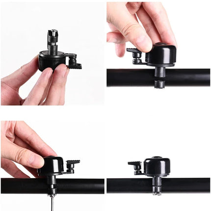 Bicycle Bell Bike Handlebar Bell Ring Aluminum Alloy Mountain Road Bike Horn Sound MTB Safety Warning Alarm Cycling Accessories