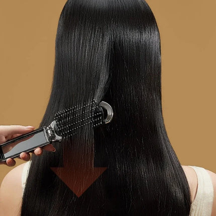 Foldable Hair Brush Portable Massage Comb Head Massager Anti-Static Travel Hair Combs with Mirror Girls Hair Styling Accessories