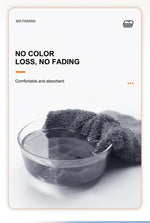 SEAMETAL 40X100CM Car Wash Towel Coral Velvet Microfiber Clean Cloth No Hemming Thickened Soft High Absorbent Car Washing Towels