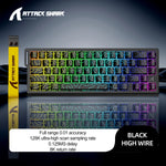 8K Magnetic Gaming Keyboard ATTACK SHARK X68HE Wired and FREEWOLF F68 Wired F68Pro Wireless for Pro Gaming 0.01mm Rapid Trigg