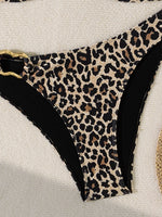 "2025 Sexy Bandeau Push-Up Bikini Set - Brazilian Thong Swimwear for Women"