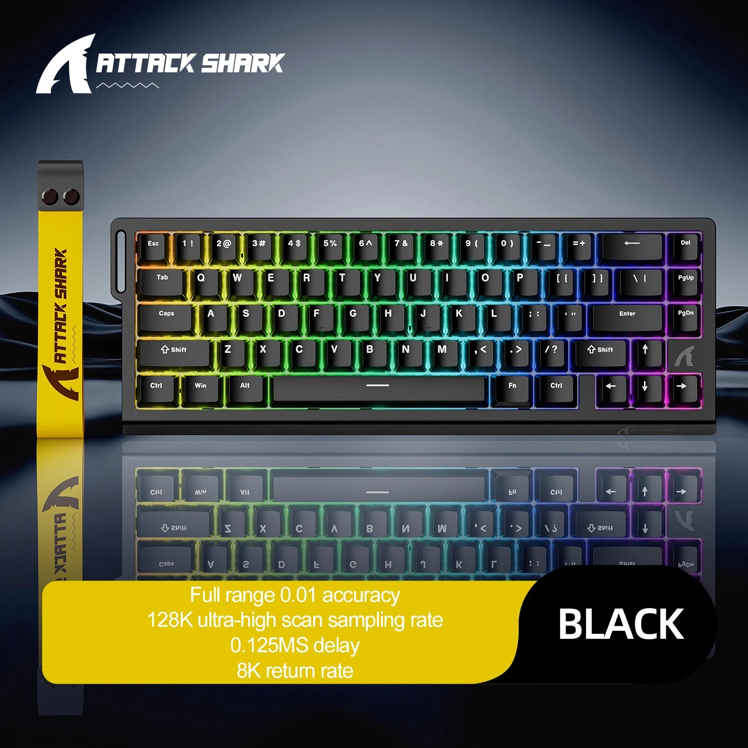 8K Magnetic Gaming Keyboard ATTACK SHARK X68HE Wired and FREEWOLF F68 Wired F68Pro Wireless for Pro Gaming 0.01mm Rapid Trigg