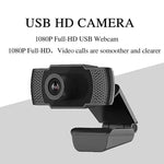 New 1080P Webcam Full HD Web Camera With LED Fill Light Microphone USB Plug Web Cam For PC Computer Mac Laptop Desktop Camera
